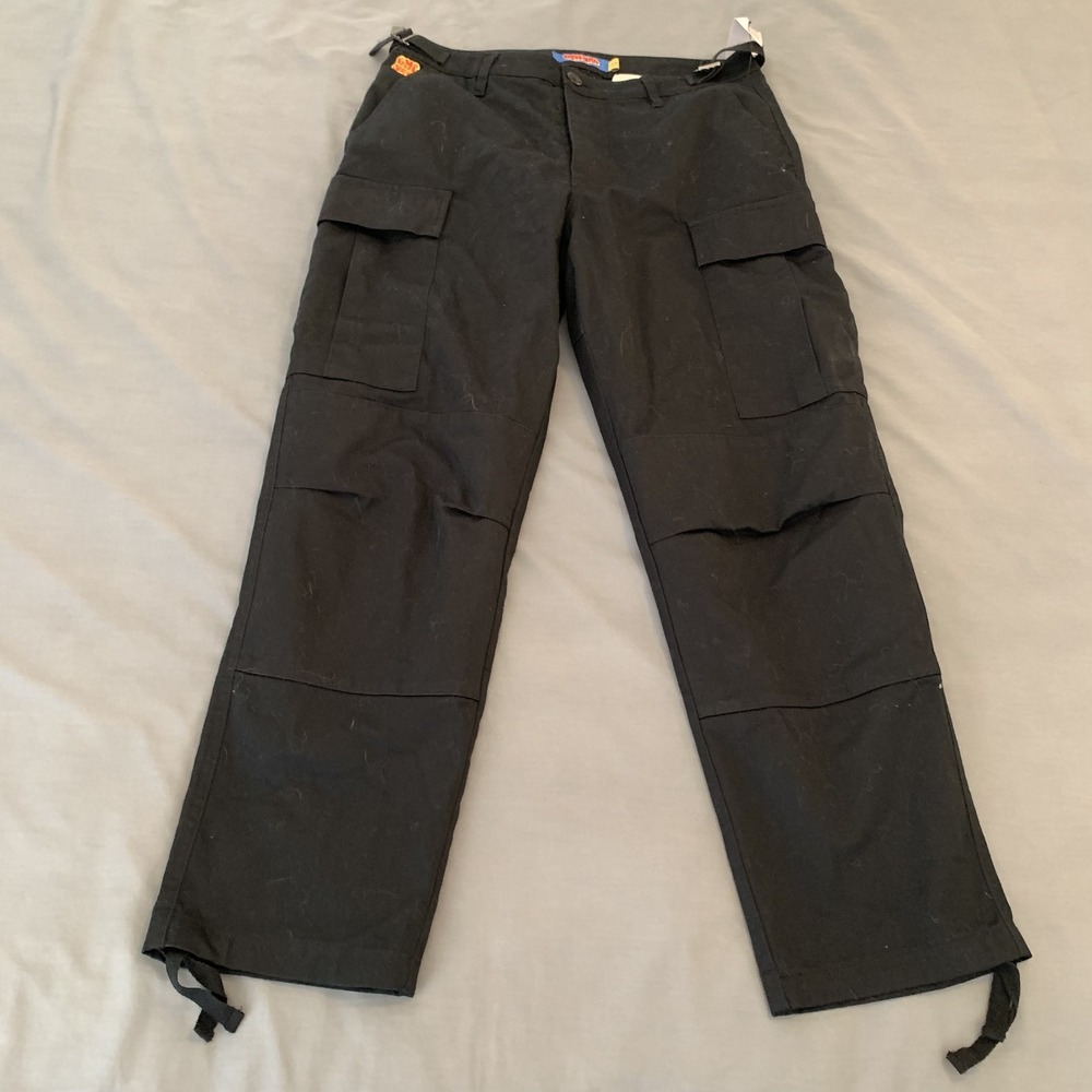 Empyre Cargo Pants Mens 28x30 Black Empyre Stax Loose Fit Adj. Waist Sk8 Street
